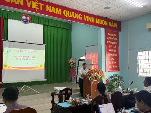 Đại diện Lãnh đạo các phòng, ban của Sở phát biểu tại Hội nghị